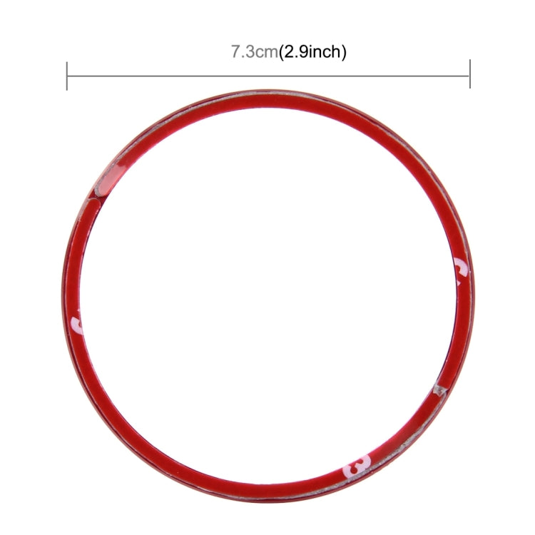 4 PCS Car Aluminum Wheel Hub Deroration Ring For Cadillac(Red) - Wheels Tires & Parts by PMC TechLife | Online Shopping South Africa | PMC TechLife | Buy Now Pay Later Mobicred