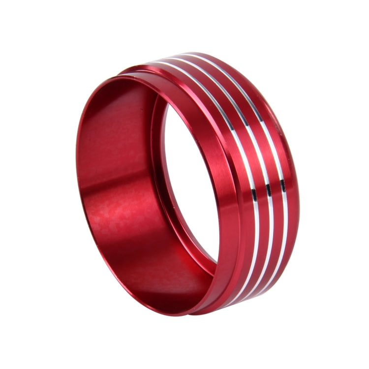 3 PCS Car Aluminum Air Conditioner Knob Case For Subaru(Red) - Decoration Rings by PMC Jewellery | Online Shopping South Africa | PMC Jewellery | Buy Now Pay Later Mobicred