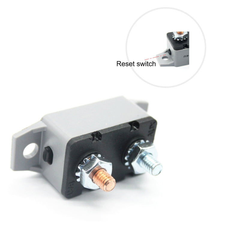 F3088-50A 50A Manual Reset Circuit Breaker Double Short Legs with Bolt 12/24V - Fuse by PMC TechLife | Online Shopping South Africa | PMC TechLife | Buy Now Pay Later Mobicred