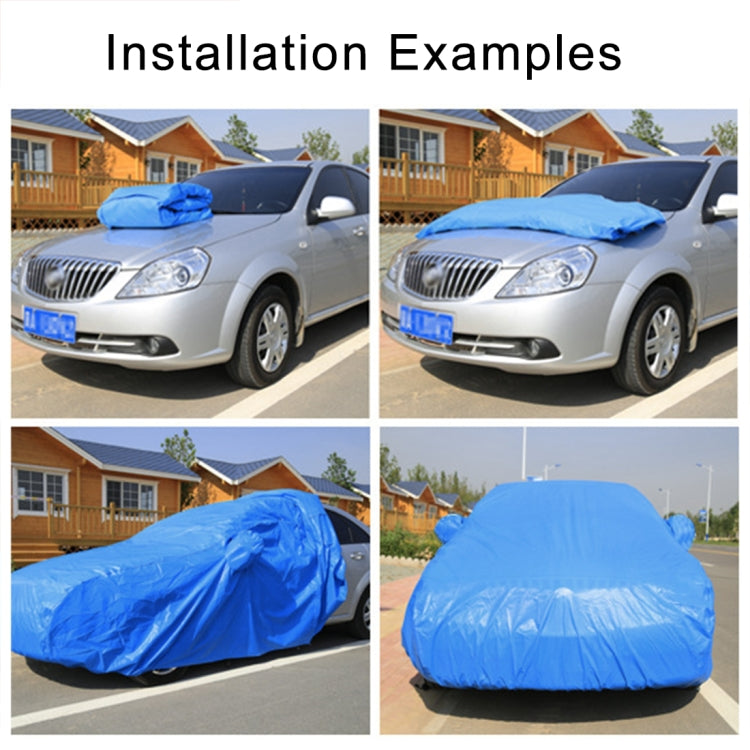 Anti-Dust Anti-UV Heat-insulating Elastic Force Cotton Car Cover for Hatchback Car, Size: 3.9m~4.19m(Black) - PE Material by PMC TechLife | Online Shopping South Africa | PMC TechLife | Buy Now Pay Later Mobicred