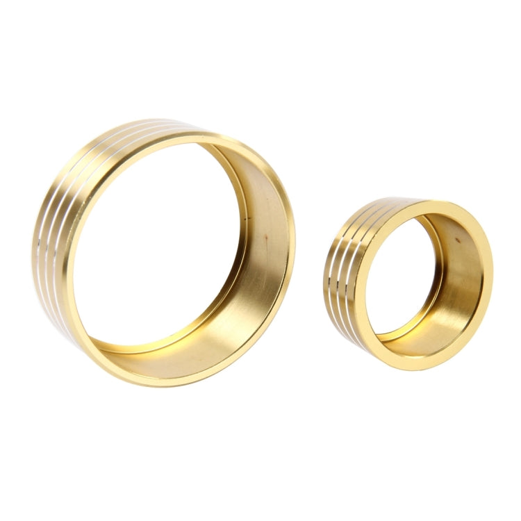 3 PCS Car Aluminum Air Conditioner Knob Case For Honda(Gold) - Decoration Rings by PMC TechLife | Online Shopping South Africa | PMC TechLife | Buy Now Pay Later Mobicred