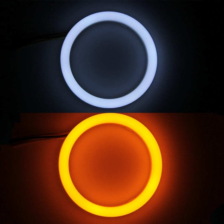 2 PCS 2.5inch 3W White Light + Yellow Light Car Angel Eyes Light, DC 12V Cable Length: 50cm - Eagle Eye Lamps by PMC TechLife | Online Shopping South Africa | PMC TechLife | Buy Now Pay Later Mobicred