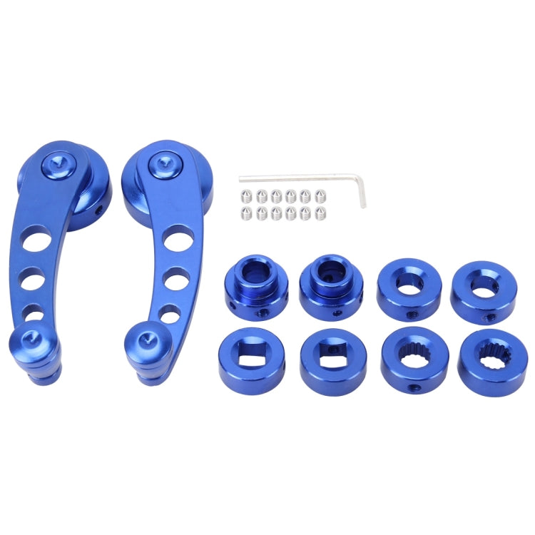 1 Pair Universal Car Wagon Door Window Crank Handle Winder  Manual Door Crank Handle Window Winders(Blue) - Ornaments by PMC TechLife | Online Shopping South Africa | PMC TechLife | Buy Now Pay Later Mobicred