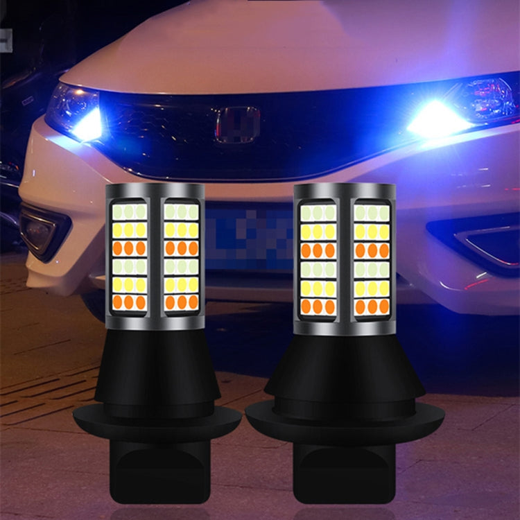 T20/7740 DC12V 3.7W 81 SMD-3030-LEDs Three Color Car DRL&Turn Light, Length: 2m - Running Lights by PMC Jewellery | Online Shopping South Africa | PMC Jewellery | Buy Now Pay Later Mobicred