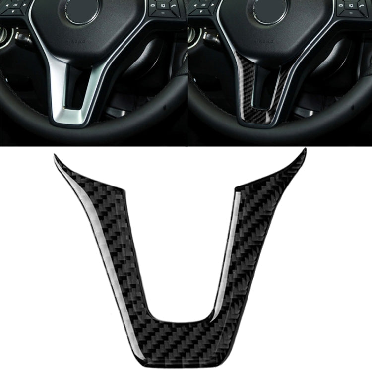 Car Carbon Fiber Steering Wheel Decorative Sticker for Mercedes-Benz - Car Interior Mouldings by PMC TechLife | Online Shopping South Africa | PMC TechLife | Buy Now Pay Later Mobicred