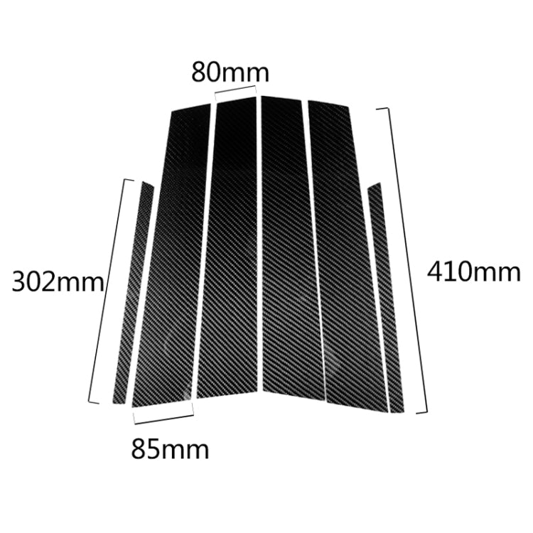 Car Carbon Fiber B Column Decorative Sticker for Mercedes-Benz W204 2007-2013 - free shipping - PMC TechLife - Order now!