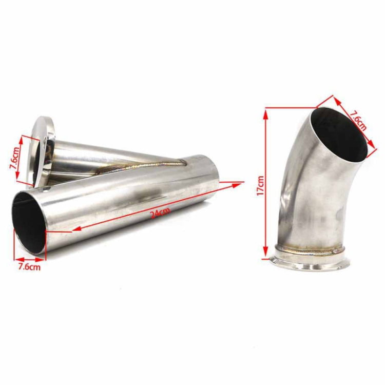 CNSPEED Stainless Steel Car Remote Control Electric Exhaust Valve Pipe Set, Size: 2.5 inch - Exhaust Pipes by PMC TechLife | Online Shopping South Africa | PMC TechLife