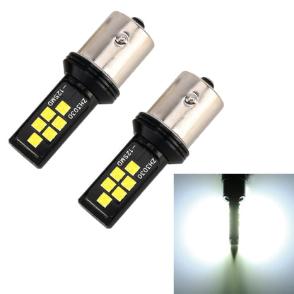 2 PCS 1156 DC9-16V / 3.5W Car Auto Turn Lights 12LEDs SMD-ZH3030 Lamps, with Constant Current(White Light) - Arrow Turn Lights by PMC Jewellery | Online Shopping South Africa | PMC Jewellery | Buy Now Pay Later Mobicred