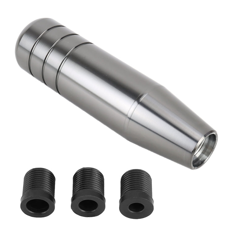 Universal Long Strip Shape Car Gear Shift Knob Modified Shifter Lever Knob, Length: 13cm(Silver Grey) - Shift Knob by PMC TechLife | Online Shopping South Africa | PMC TechLife | Buy Now Pay Later Mobicred