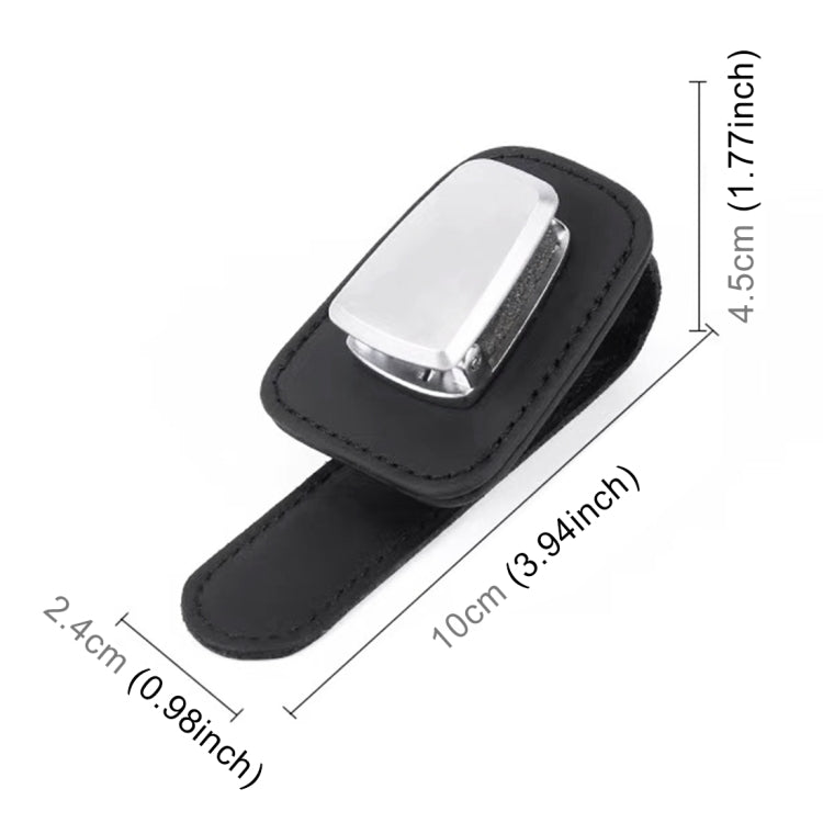 Car Multi-functional Sunglasses Clip Holder(Black) - Sunglasses & Glasses Clips by PMC TechLife | Online Shopping South Africa | PMC TechLife | Buy Now Pay Later Mobicred