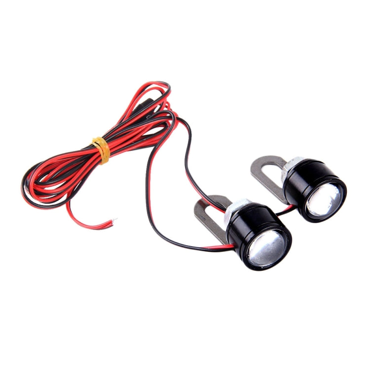 2 PCS 12V 3W  Blue Light Eagle Eyes LED Strobe Light For Motorcycle ���Wire Length: 90cm - Eagle Eye Lights by PMC TechLife | Online Shopping South Africa | PMC TechLife