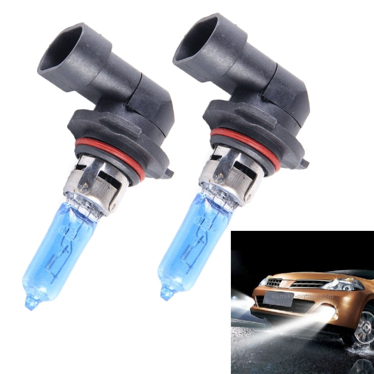 2 PCS 9006  Halogen Head Lamp 12V 100W 2400 LM 5000K Warm White Light - Halogen Lights by PMC TechLife | Online Shopping South Africa | PMC TechLife | Buy Now Pay Later Mobicred