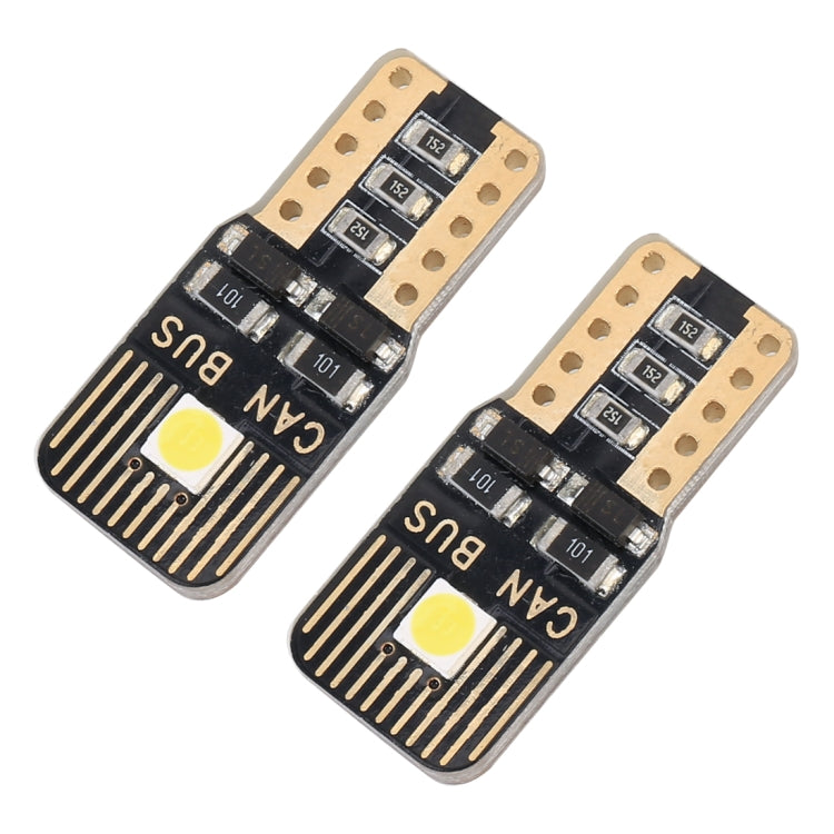 2 PCS T10 / W5W / 168 / 194 DC12V / 1.3W / 6000K / 110LM 2LEDs SMD-3030 Car Clearance Light, with Decoder (White Blue) - Clearance Lights by PMC TechLife | Online Shopping South Africa | PMC TechLife | Buy Now Pay Later Mobicred