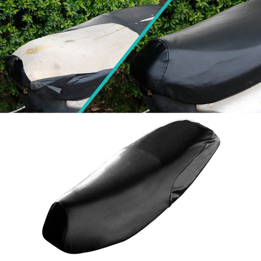 Waterproof Motorcycle Black Leather Seat Cover Prevent Bask In Seat Scooter Cushion Protect, Size: XL, Length: 61-65cm; Width: 27-38cm - Seat Covers by PMC Jewellery | Online Shopping South Africa | PMC Jewellery | Buy Now Pay Later Mobicred