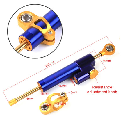 Motorcycle Handlebar Universal Shock Absorber Direction Damper Steering Stabilizer Damper Accessories(Gold) - Engines & Engine Parts by PMC Jewellery | Online Shopping South Africa | PMC Jewellery