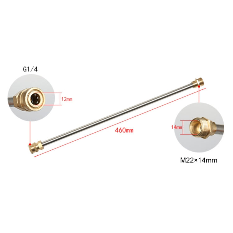 High Pressure Car Wash Gun Water Spray Jet Lance with 5 Nozzles - Car Washer & Accessories by PMC TechLife | Online Shopping South Africa | PMC TechLife | Buy Now Pay Later Mobicred