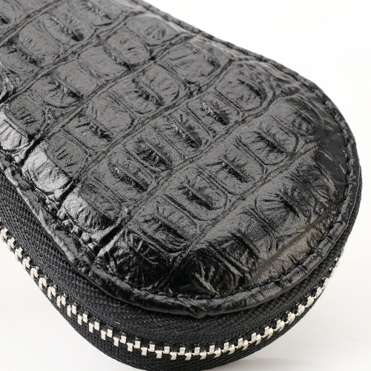 Universal Leather Crocodile Texture Waist Hanging Zipper Wallets Key Holder Bag (No Include Key)(Black) - Car Key Cases by PMC TechLife | Online Shopping South Africa | PMC TechLife | Buy Now Pay Later Mobicred
