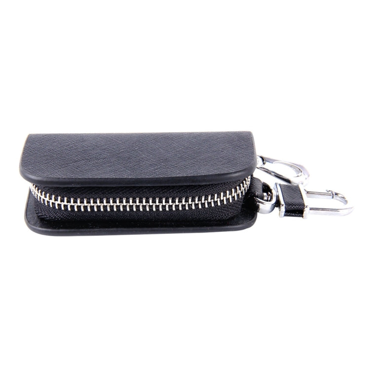 Universal Leather Denim Texture Waist Hanging Zipper Wallets Key Holder Bag (No Include Key)(Black) - Car Key Cases by PMC TechLife | Online Shopping South Africa | PMC TechLife | Buy Now Pay Later Mobicred