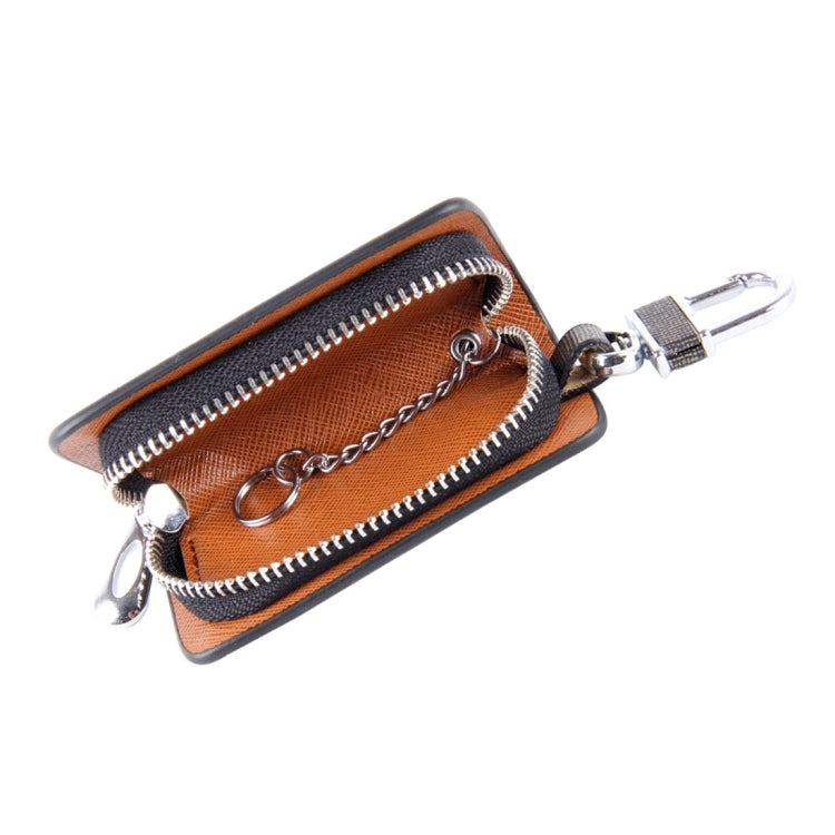 Universal Leather Knead Skin Texture Waist Hanging Zipper Wallets Key Holder Bag (No Include Key)(Black) - Car Key Cases by PMC TechLife | Online Shopping South Africa | PMC TechLife | Buy Now Pay Later Mobicred