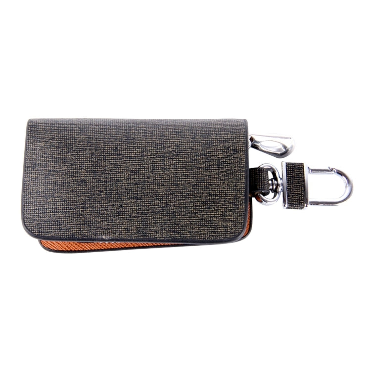 Universal Leather Knead Skin Texture Waist Hanging Zipper Wallets Key Holder Bag (No Include Key)(Black) - Car Key Cases by PMC TechLife | Online Shopping South Africa | PMC TechLife | Buy Now Pay Later Mobicred
