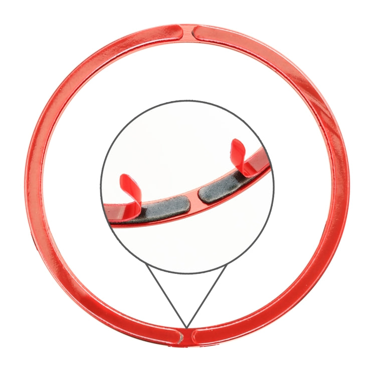 4 PCS Car Metal Wheel Hub Decoration Ring for BMW 5 Series 2018 (Red) - Wheels Tires & Parts by PMC TechLife | Online Shopping South Africa | PMC TechLife | Buy Now Pay Later Mobicred
