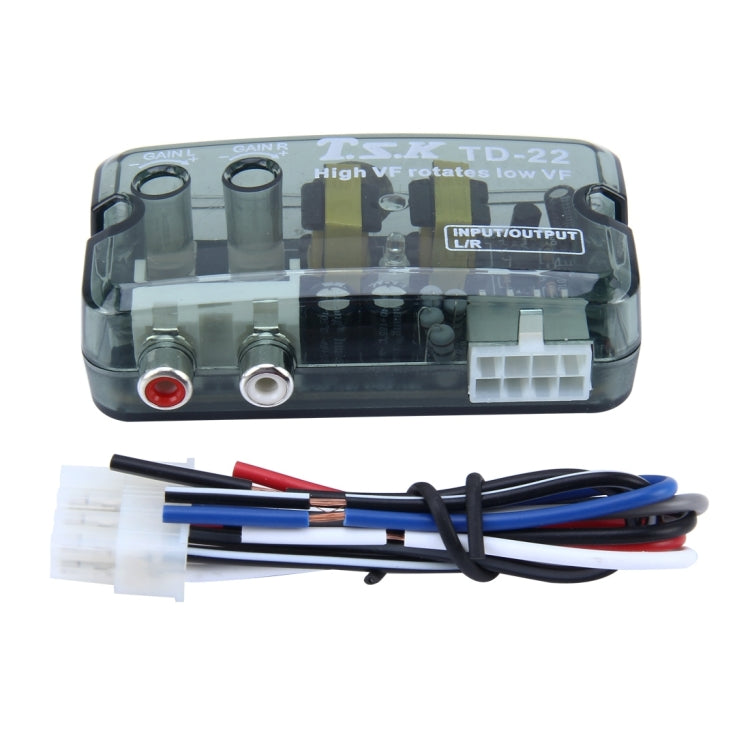 TSK TD-22 Car Stereo Speaker Level Converter, High VF Rotates Low VF - Car Amplifiers by PMC TechLife | Online Shopping South Africa | PMC TechLife | Buy Now Pay Later Mobicred