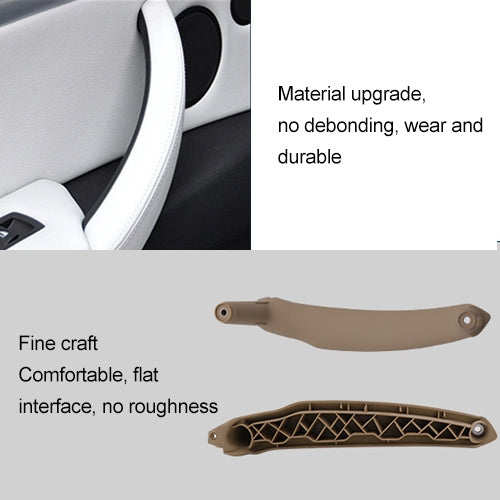 Car Interior Left Handle Inner Door Armrest Panel Pull 51416969401 for BMW X5 / X6, Left Drive(Grey) - Door Handles by PMC TechLife | Online Shopping South Africa | PMC TechLife | Buy Now Pay Later Mobicred