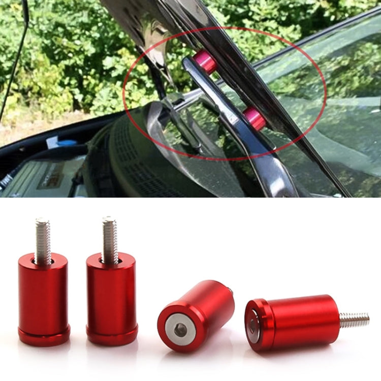 4 PCS Car Modified Isolation Column Engine Cover Blocked Up Screw Engine Turbine Ventilation Gasket Screw Washer (Red) - Nuts & Bolts by PMC TechLife | Online Shopping South Africa | PMC TechLife | Buy Now Pay Later Mobicred