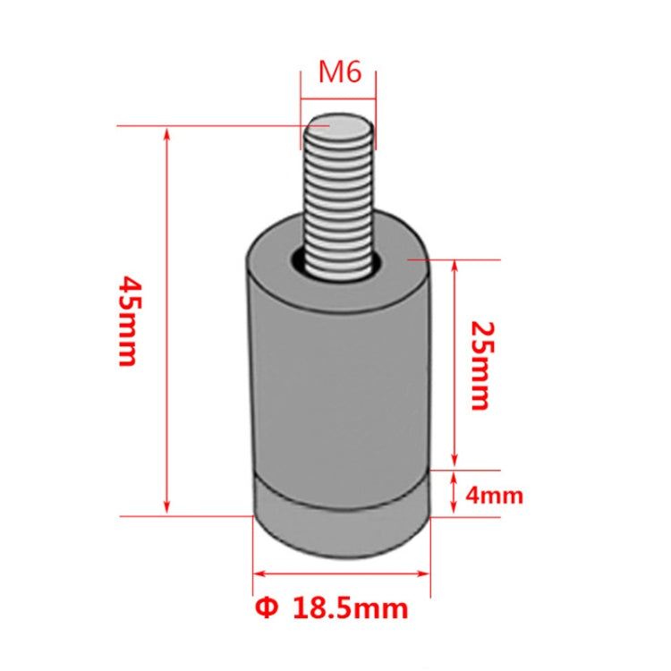 4 PCS Car Modified Isolation Column Engine Cover Blocked Up Screw Engine Turbine Ventilation Gasket Screw Washer (Red) - Nuts & Bolts by PMC TechLife | Online Shopping South Africa | PMC TechLife | Buy Now Pay Later Mobicred