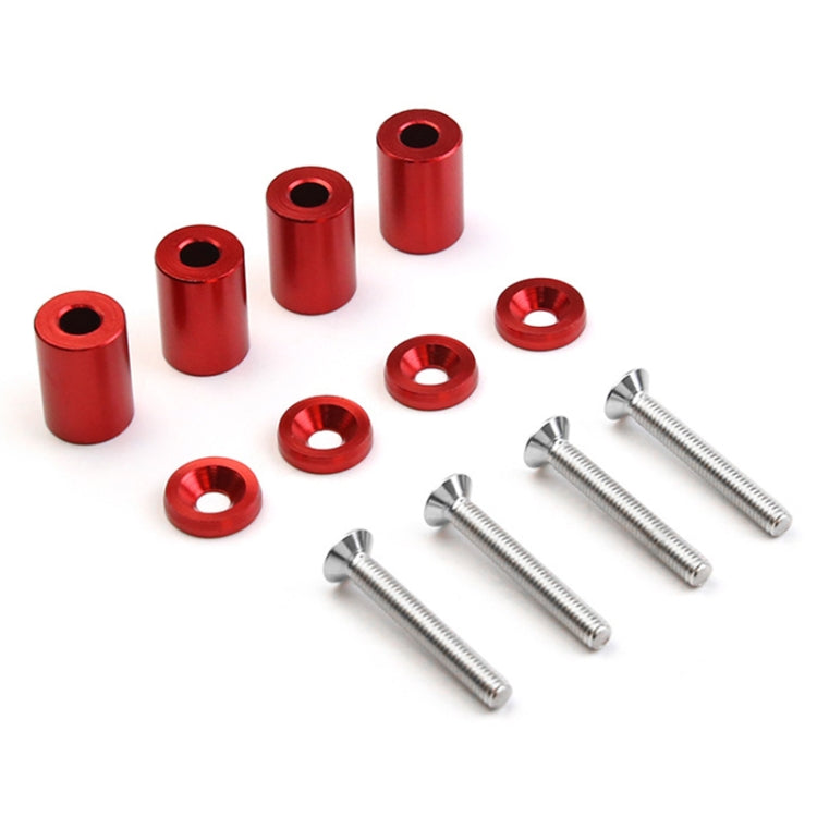 4 PCS Car Modified Isolation Column Engine Cover Blocked Up Screw Engine Turbine Ventilation Gasket Screw Washer (Red) - Nuts & Bolts by PMC TechLife | Online Shopping South Africa | PMC TechLife | Buy Now Pay Later Mobicred
