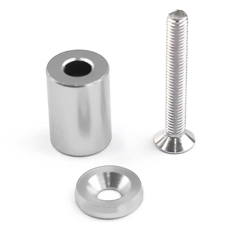 4 PCS Car Modified Isolation Column Engine Cover Blocked Up Screw Engine Turbine Ventilation Gasket Screw Washer (Silver) - Nuts & Bolts by PMC TechLife | Online Shopping South Africa | PMC TechLife | Buy Now Pay Later Mobicred