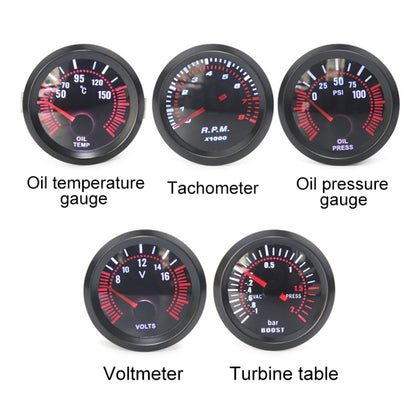 52mm 12V Universal Car Modified Bar Boost Gauge - Clocks & Car Meters by PMC Jewellery | Online Shopping South Africa | PMC Jewellery | Buy Now Pay Later Mobicred