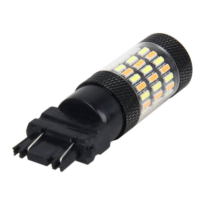 3157 5W 450LM 60LEDs DC 12V SMD-4014 Car Auto Brake Light Turn Signal Lights Car Source (White Light+Yellow Light) - Brake Lights by PMC Jewellery | Online Shopping South Africa | PMC Jewellery | Buy Now Pay Later Mobicred