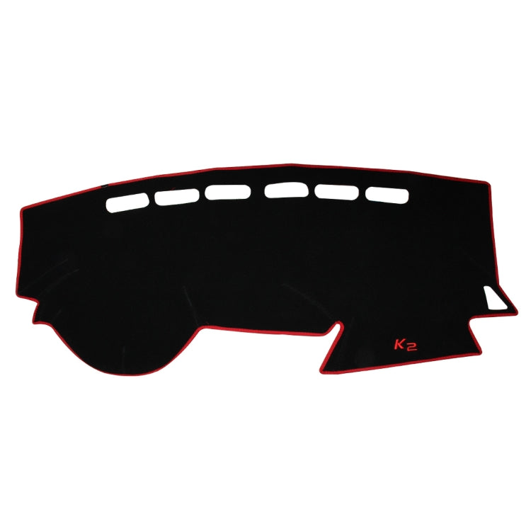 Car Light Instrument Panel Sunscreen Dashboard Mats Cover for Kia K2, Please Note Model and Year(Red) - Sound & Heat Insulation Cotton by PMC TechLife | Online Shopping South Africa | PMC TechLife | Buy Now Pay Later Mobicred