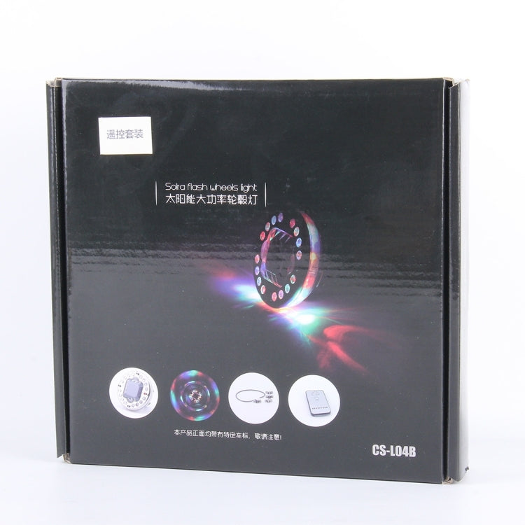 4 PCS Solar High Power Car LED Colorful Wheel Lights(Colorful Light) - Decorative Lights by PMC TechLife | Online Shopping South Africa | PMC TechLife | Buy Now Pay Later Mobicred
