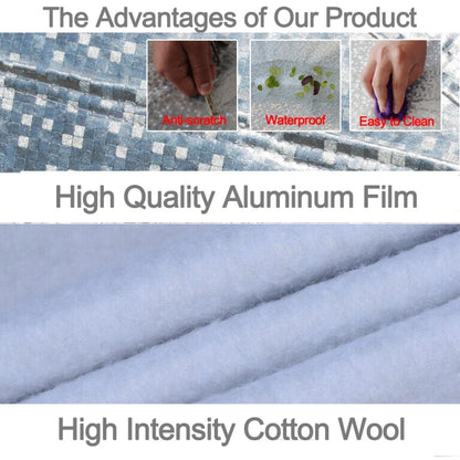 Aluminum Film PEVA Cotton Wool Anti-Dust Waterproof Sunproof Anti-frozen Anti-scratch Heat Dissipation SUV Car Cover with Warning Strips, Fits Cars up to 4.7m(183 inch) in Length - Aluminum Film PEVA by PMC Jewellery | Online Shopping South Africa | PMC Jewellery | Buy Now Pay Later Mobicred