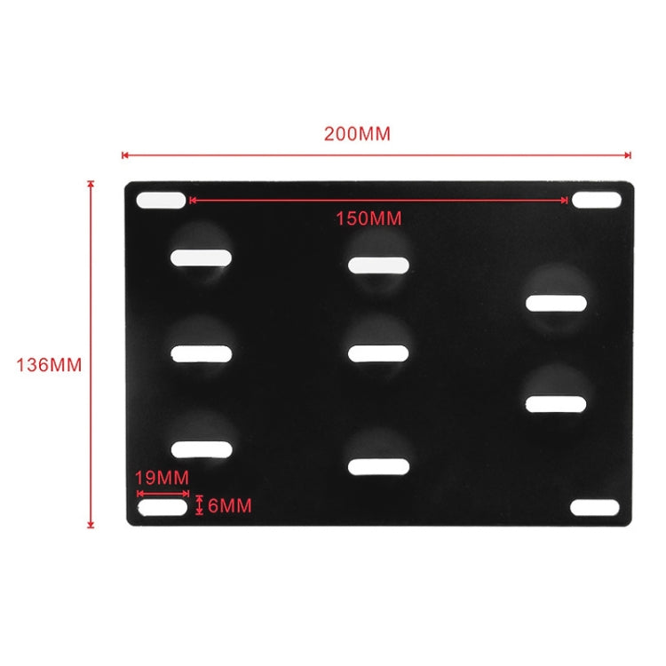 Car Front Bumper Tow Hook License Plate Mounting Bracket Holder for Mercedes-Benz 2008 - License Plate Covers & Frames by PMC Jewellery | Online Shopping South Africa | PMC Jewellery | Buy Now Pay Later Mobicred