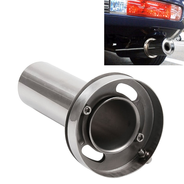 4 inch Universal Car 304 Stainless Steel Exhaust Pipe Muffler Unadjustable Tail Muffler Tip - Exhaust Pipes by PMC TechLife | Online Shopping South Africa | PMC TechLife | Buy Now Pay Later Mobicred