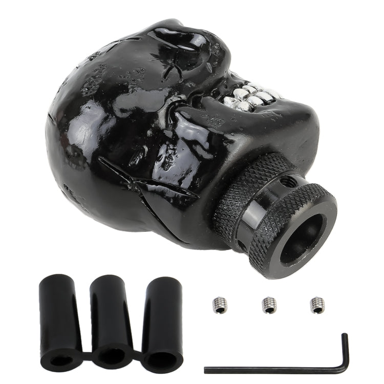 Universal Skull Head Shape Manual or Automatic Gear Shift Knob, Size: 8.7x5.5cm (Black) - Shift Knob by PMC TechLife | Online Shopping South Africa | PMC TechLife | Buy Now Pay Later Mobicred