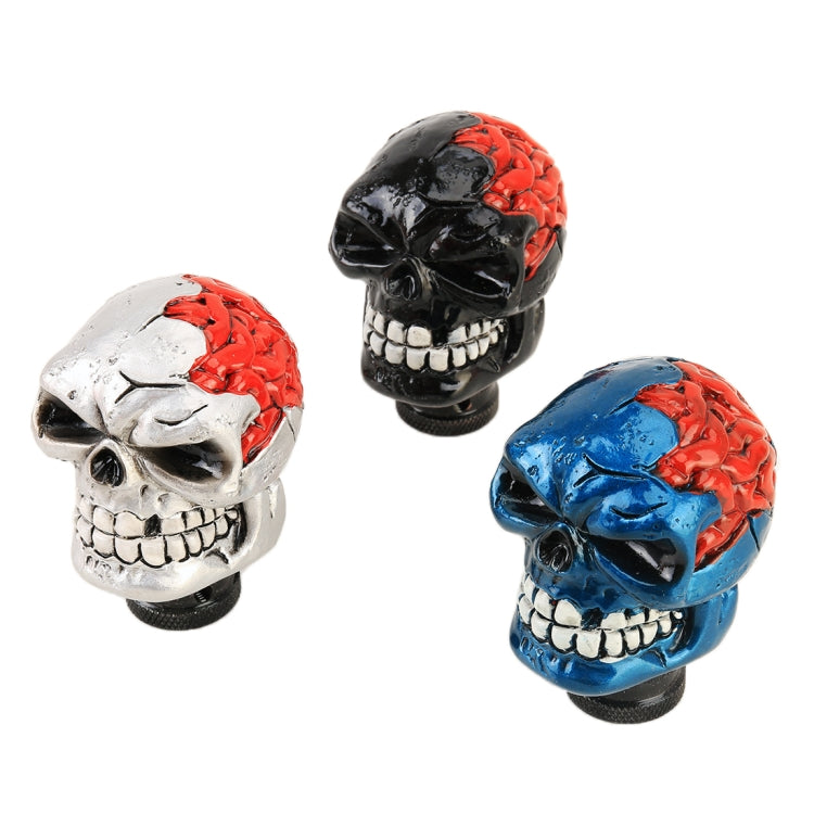 Universal Skull Head Shape Manual or Automatic Gear Shift Knob, Size: 8.7x5.5cm (Black) - Shift Knob by PMC TechLife | Online Shopping South Africa | PMC TechLife | Buy Now Pay Later Mobicred