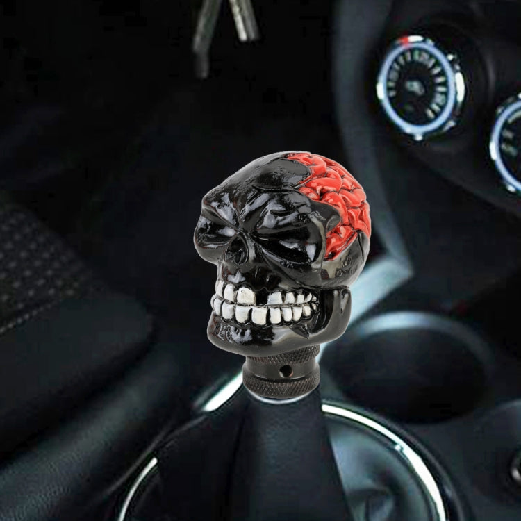 Universal Skull Head Shape Manual or Automatic Gear Shift Knob, Size: 8.7x5.5cm (Black) - Shift Knob by PMC TechLife | Online Shopping South Africa | PMC TechLife | Buy Now Pay Later Mobicred