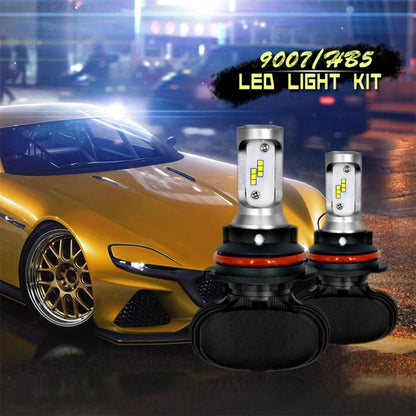 2 PCS 9007 IP65 Waterproof White Light 12 CSP LED Car Headlight Bulb,  9-36V / 18W, 6000K / 2000LM - LED Headlamps by PMC Jewellery | Online Shopping South Africa | PMC Jewellery | Buy Now Pay Later Mobicred