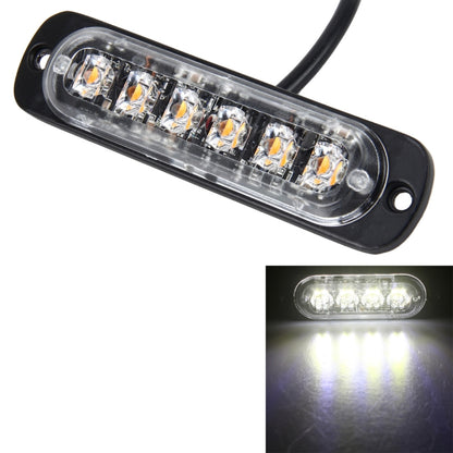 DC 12V-24V 2W 6LEDs SMD-2835 Lamps 17 Flash Patterns 3 Lines Car Flash Lamp Waterproof Car Truck Emergency Strobe Flash Warning Light, Cable Length: 90cm - Warning Lights by PMC Jewellery | Online Shopping South Africa | PMC Jewellery | Buy Now Pay Later Mobicred