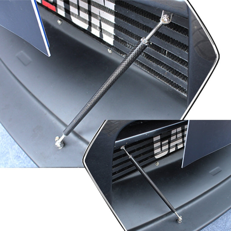 2 PCS Car Modification Large Surrounded By The Rod Telescopic Lever Front and Rear Bars Fixed Front Lip Back Shovel Adjustable Small Rod, Length: 7.5cm(Silver) - Trunk & Bumper Accessories by PMC TechLife | Online Shopping South Africa | PMC TechLife | Buy Now Pay Later Mobicred