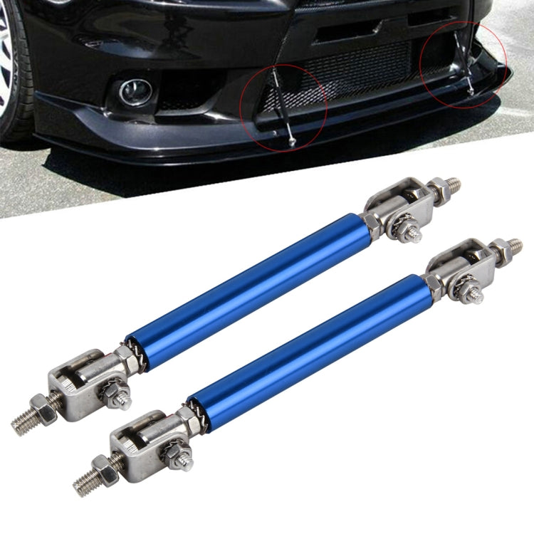 2 PCS Car Modification Large Surrounded By The Rod Telescopic Lever Front and Rear Bars Fixed Front Lip Back Shovel Adjustable Small Rod, Length: 15cm(Blue) - Trunk & Bumper Accessories by PMC TechLife | Online Shopping South Africa | PMC TechLife | Buy Now Pay Later Mobicred