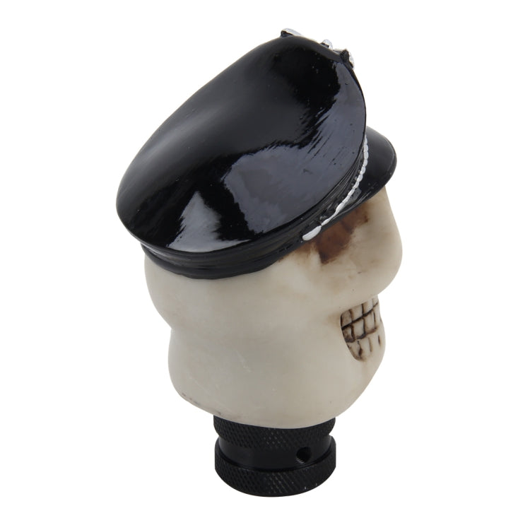 Universal Skull with A Hat Shape Car Gear Shift Knob Modified Car Gear Shift Knob Auto Transmission Shift Lever Knob Resin Gear Knobs - Shift Knob by PMC TechLife | Online Shopping South Africa | PMC TechLife | Buy Now Pay Later Mobicred