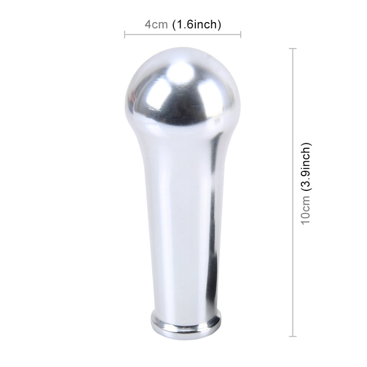 Universal Car Modified Shifter Lever Cover Manual Automatic Gear Shift Knob, Size: 10*4cm (Silver) - Shift Knob by PMC TechLife | Online Shopping South Africa | PMC TechLife | Buy Now Pay Later Mobicred