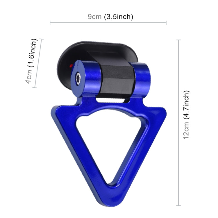 Car Truck Bumper Triangle Tow Hook Adhesive Decal Sticker Exterior Decoration (Blue) - Towing Bars by PMC TechLife | Online Shopping South Africa | PMC TechLife | Buy Now Pay Later Mobicred