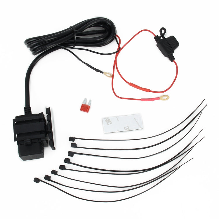 Waterproof Motorcycle SAE To USB Cable Adapter 3.1A Dual Port Power Socket Adapter, for Smart Phones, Tablets, GPS - free shipping - PMC TechLife - Order now!