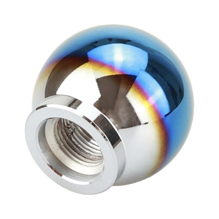 Universal Car Blue Ball Shape Aluminum Alloy Gear Shifter Lever Manual Automatic Shift Knob Adapter - Shift Knob by PMC TechLife | Online Shopping South Africa | PMC TechLife | Buy Now Pay Later Mobicred